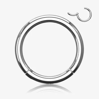 Piercing Argola de Aço Cirúrgico - Clicker - Piercings Argola